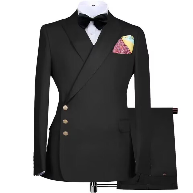 Amazon Cross-Border New Men's Suit Two-Piece Wedding Banquet Groom and Best Man Suit Men's Suit Suit Slim Fit