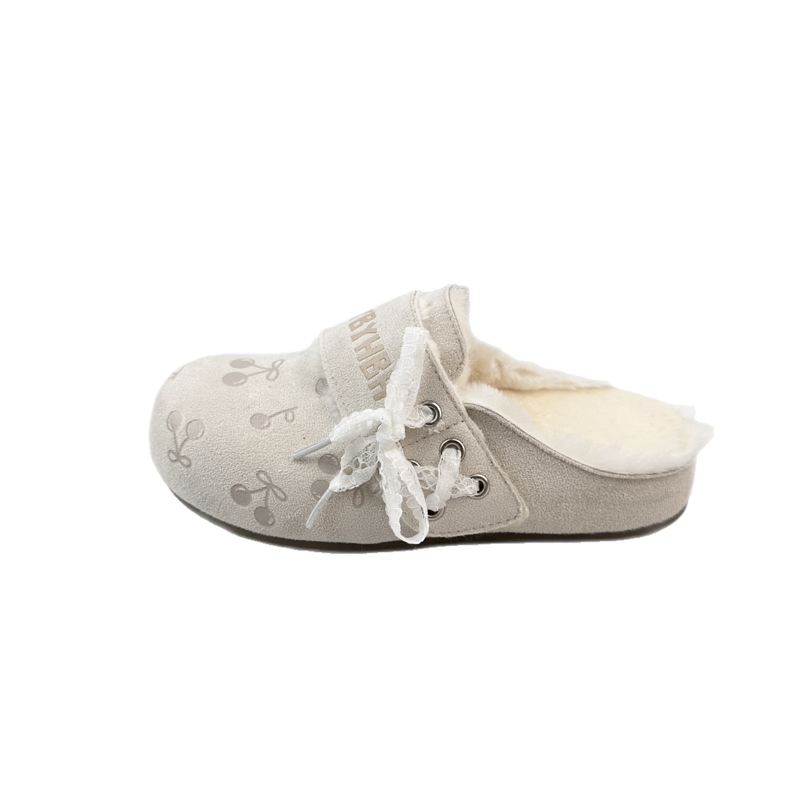 Yuanbo Baotou de mujer 2025 nuevas zapatillas de lana de mujer zapatos de invierno de nicho universal zapatos burken