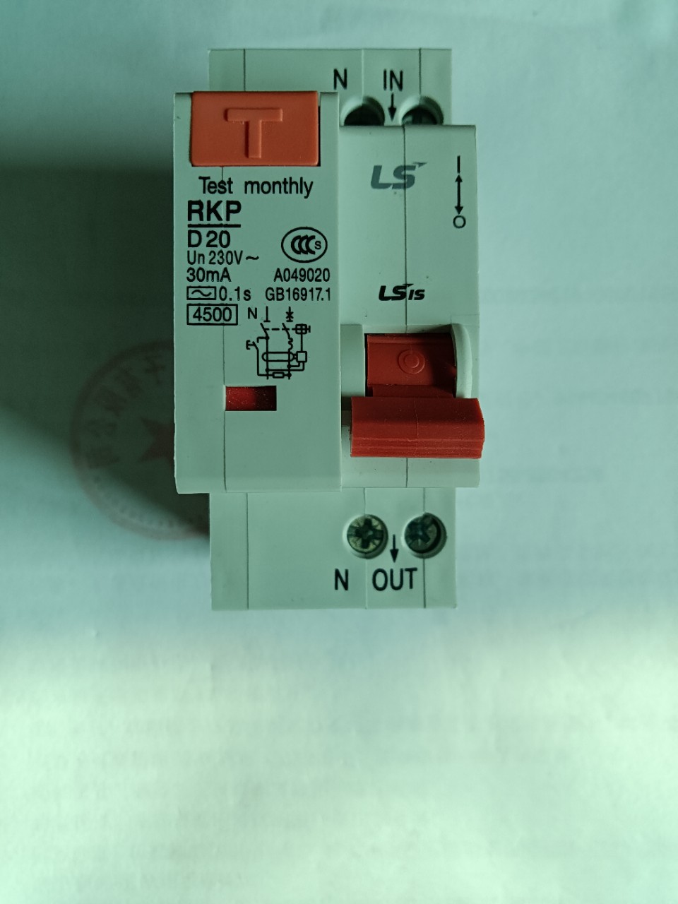 全新原装LS产电微型漏电断路器RKP D20