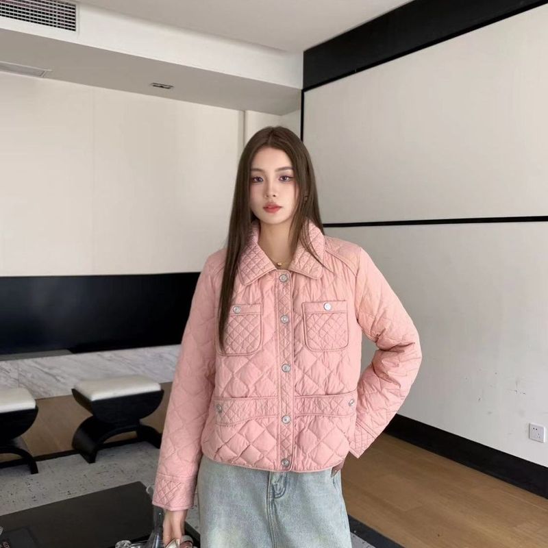 小香风羽绒服女冬季2025新款爆款短款小个子高端女士轻薄外套803|undefined