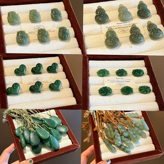 天然和田玉碧玉吊坠葫芦莲蓬和田玉圆润饱满平安扣福袋玉石批发