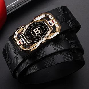 Belt Men's Belt Automatic Buckle Paul 2024 Winter New Fashion All-match Men's Belt Leather Belt
