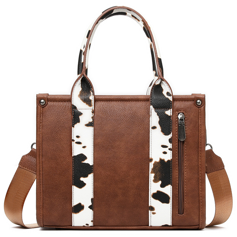 European and American Retro Combination Bag Printed Western Women's Shoulder Bohemian Hand-Held Crossbody Women's Bag Cross-Border Amazon