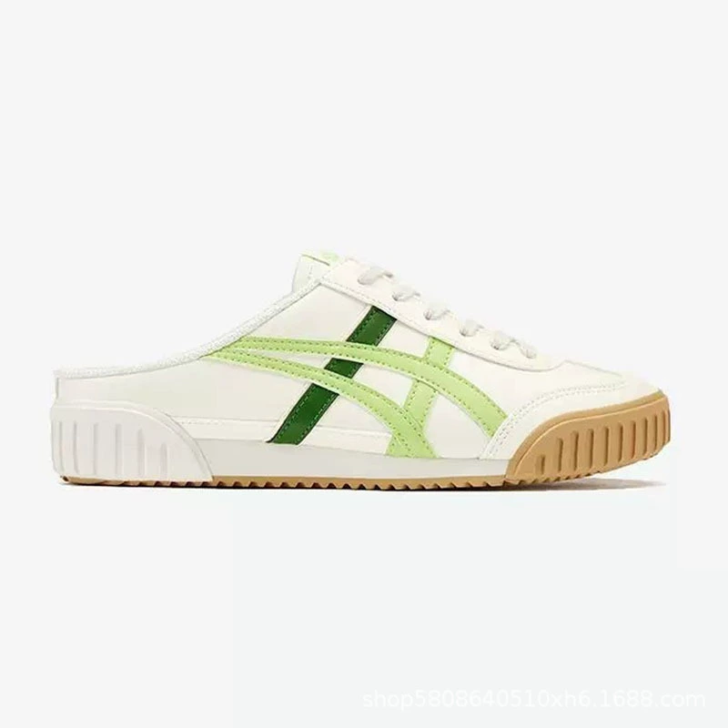 Тигр Onitsuka Tiger полупер Slip-ons для мужчин и женщин, удобные и лёгкие, сабо machuation, летняя плоская повседневная обувь
