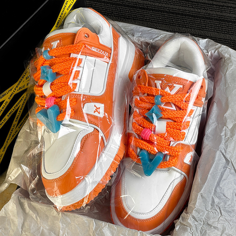 Official Genuine Couple Sneakers with Thick Soles for Height Increase, Casual Loafers with a Trendy High-End Feel for Men and Women