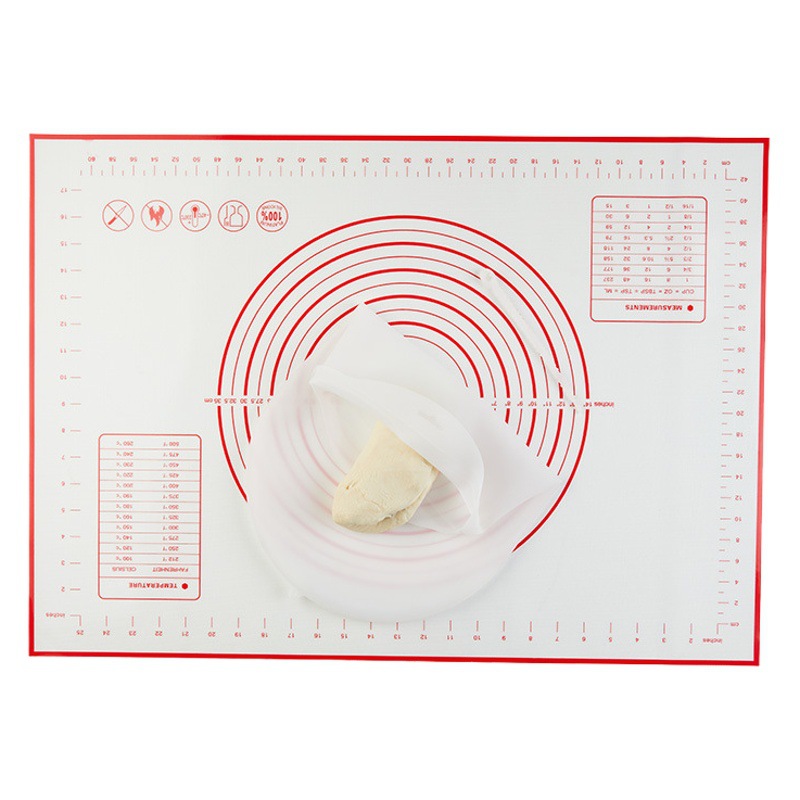 70*50cm Extra Large Silicone Mat Kneading Mat Rolling Mat Temperature-Resistant Non-Stick Baking Tool and Panel Dough Mat