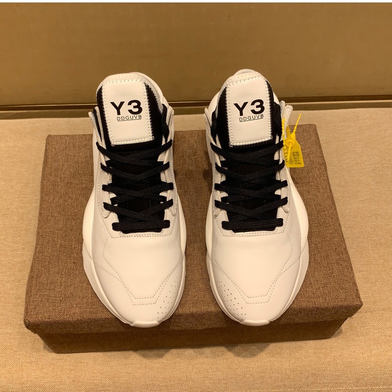Herren Casual Sneaker Aus Echtleder Mit Plateausohle Weiß_voghion.com
