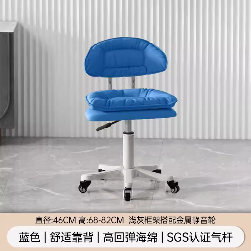Rueda de metal azul