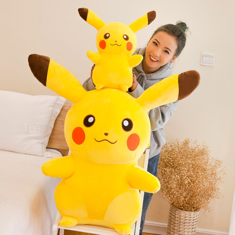 Foreign Trade Classic Pikachu Doll Pokemon Plush Toy Pocket Monster Doll Grasp Machine Gift Wholesale Foreign Trade Classic Pikachu Doll Pokemon Plush Toy Pocket Monster Doll Grasp Machine Gift Wholesale