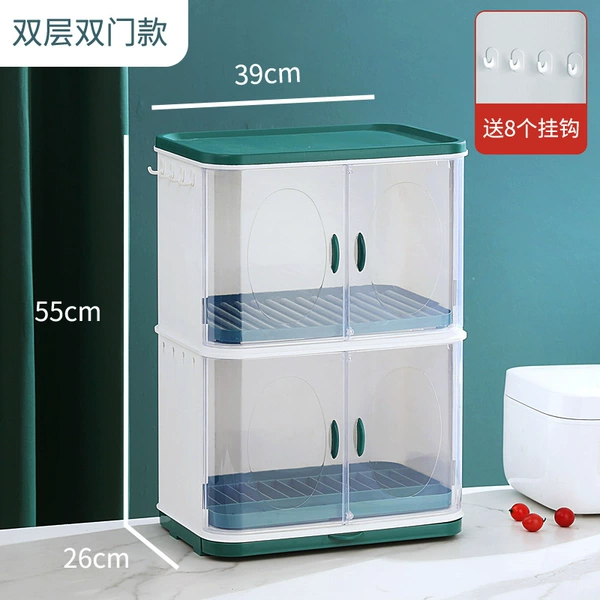 Green double-layer-double door