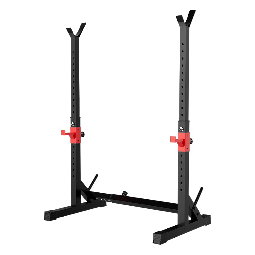 Banco de prensa Barbell traje ajustable alta barra rack Banco prensa fitness equipo hogar hombres pórtico Squat rack