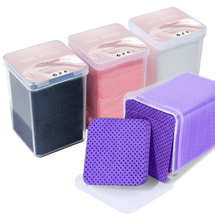 Nail art nail towel grafting eyelash glue cleaning cotton glue bottle wipe cloth square 200 wholesale