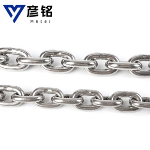 304 stainless steel short ring chain bar 766 hand pull gourd hanging lifting chain traction chain Kirin whip anti-theft chain
