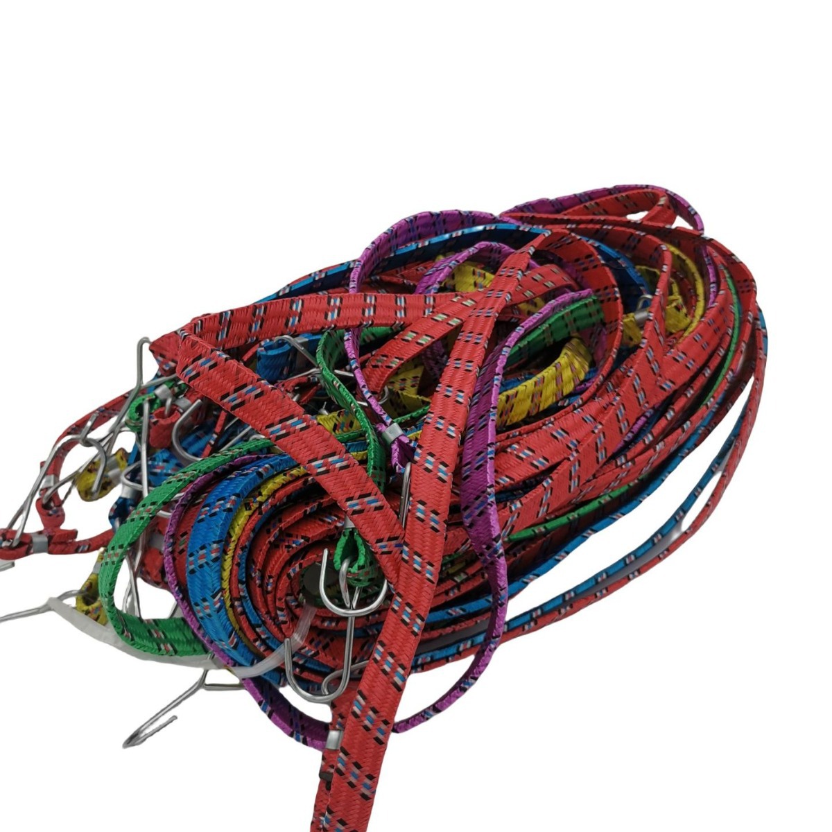 Q1642 2 yuan tienda de cuerda de equipaje para automóviles eléctricos, estantes de motocicletas, cuerda de amarración para equipaje de bicicleta, cuerda redonda elástica