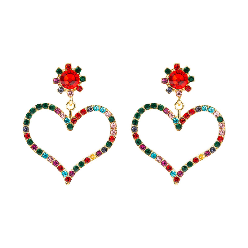 New Fashion Heart-shaped Earrings display picture 9