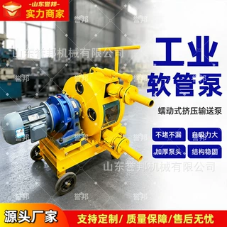工业软管泵蠕动式挤压泵强力耐磨污泥抽吸泵高粘度介质流体输送泵