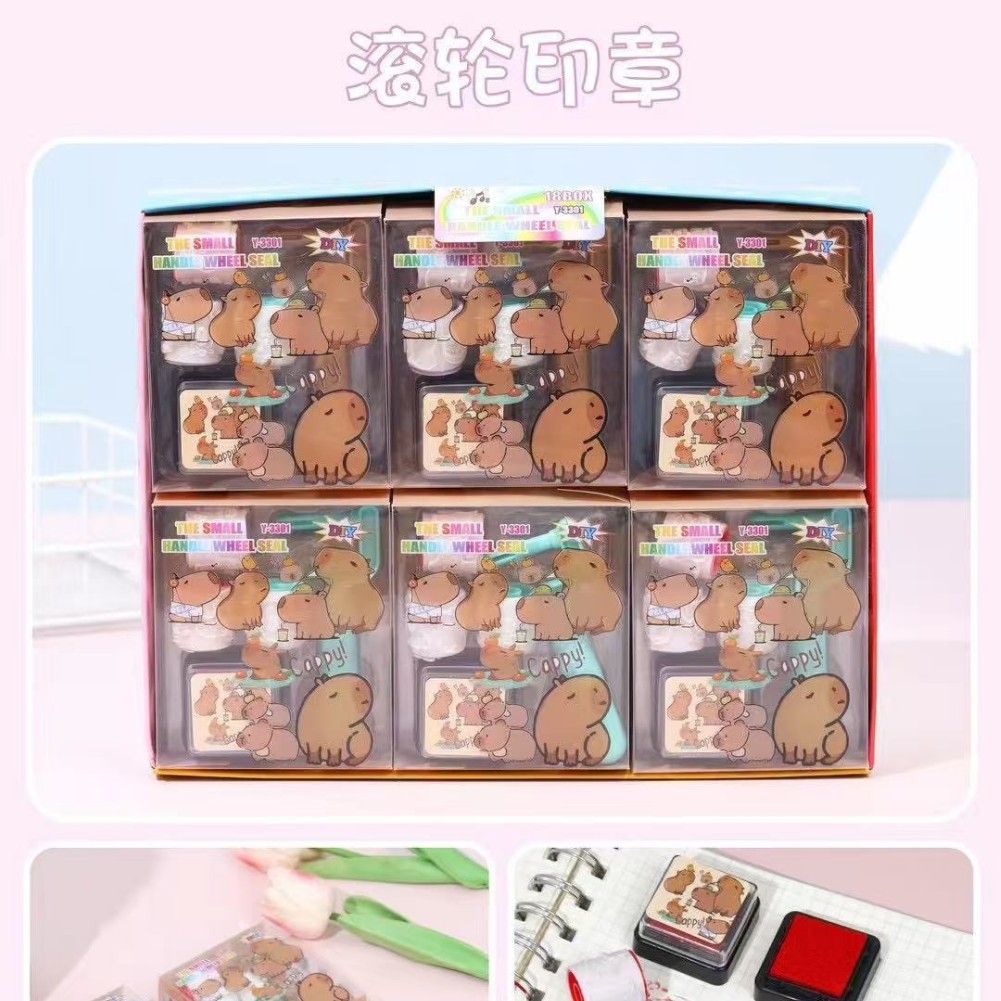 Santa Claus roller Seal roller handle niños estudiante regalo de Navidad roller Seal traje regalo papelería