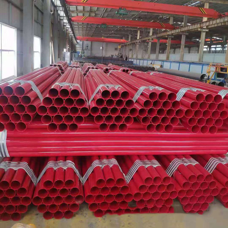 涂塑钢管内外环氧树脂给排水复合焊接大口径防腐蚀