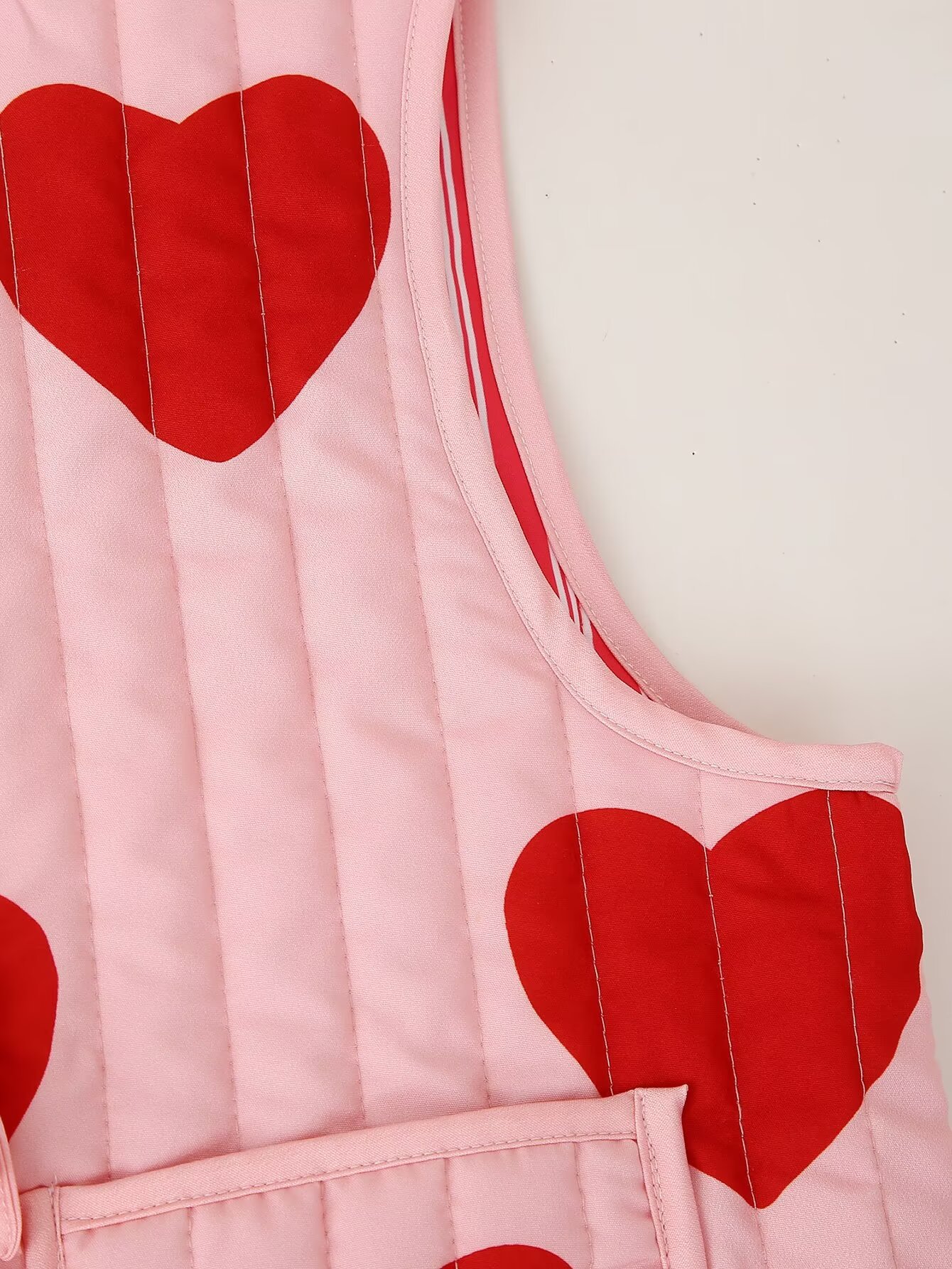 Damen Herbst Neue Street Fashion Love Strap Baumwollweste_voghion.com