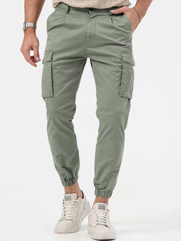 Pantalones Casuales de Trabajo para Hombre, Otoño 2024, Pantalones Jogger Versátiles y a la Moda