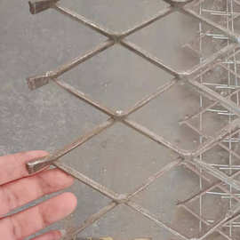 重型加厚钢板网菱形孔脚踏板 船舶脚手架用网机器加固防护铁网