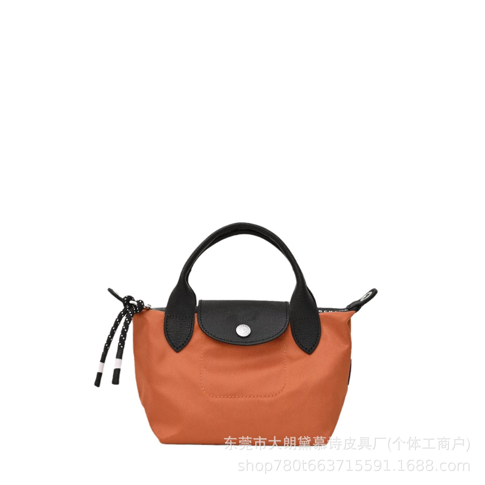 Agencia de distribución transfronteriza, segunda generación de productos de alta calidad, tela reciclada, bolsa de bola de masa, bandolera, bolso de mano