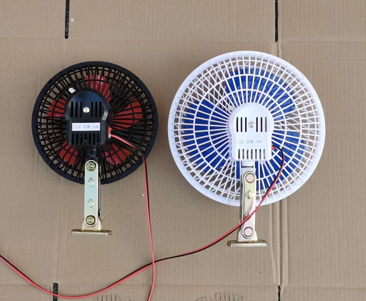 6-Inch 8-Inch 12V Car Electric Fan for Four-Wheel Vehicles and Tricycles, Suitable for Enclosed Three-Wheel and Four-Wheel Vehicles, Modified Fan with Strong Wind