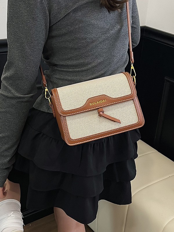 Bolsos de lujo ligero de alta calidad para mujeres 2026 comercio exterior nuevo lienzo retro empalme multi-bolsillo multicapa bolso de mochila