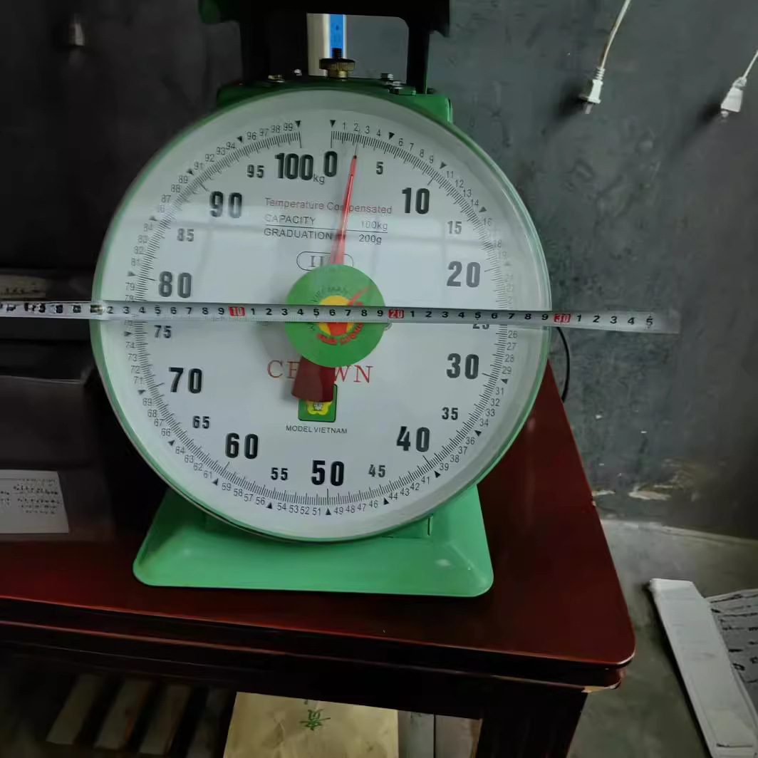 2024 nueva báscula de cocina báscula mecánica báscula de resorte 100kg báscula plana