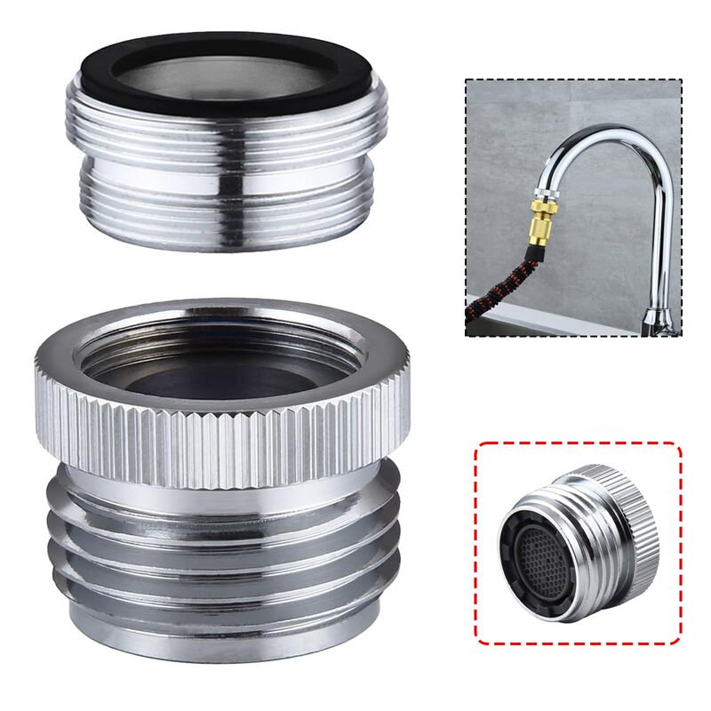 Cross-Border Best-Selling Faucet with Aerator and Garden Hose Adapter Suitable for Kitchen and Bathroom Faucets Cross-Border Best-Selling Faucet with Aerator and Garden Hose Adapter Suitable for Kitchen and Bathroom Faucets