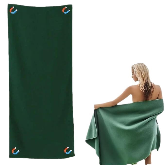 亚马逊Outdoor Magnetic Bath Towel户外磁性浴巾纤维速干浴巾|undefined