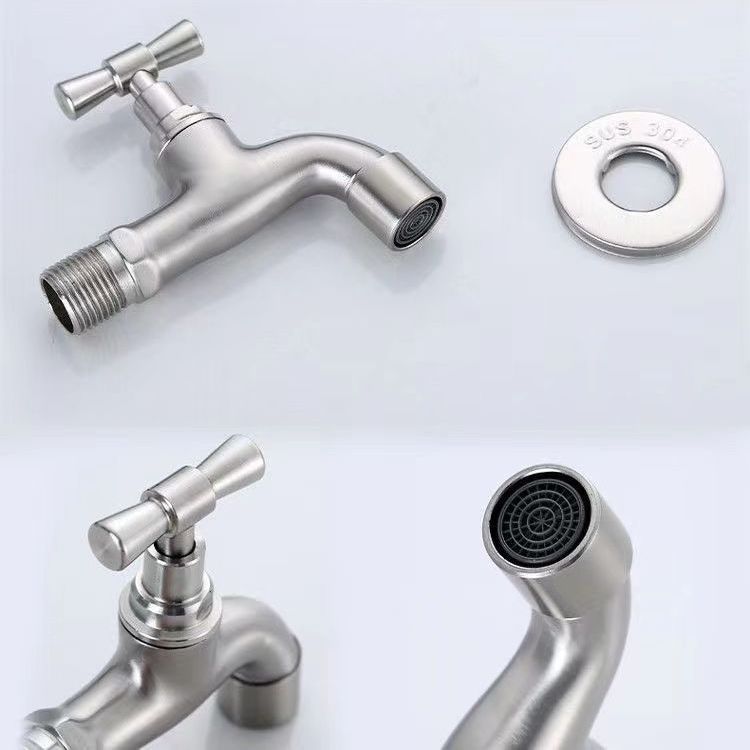 Stainless steel slow-boiling faucet, anti-freezing and frost-resistant, outdoor balcony, outdoor tap water, washing machine, mop sink faucet undefined