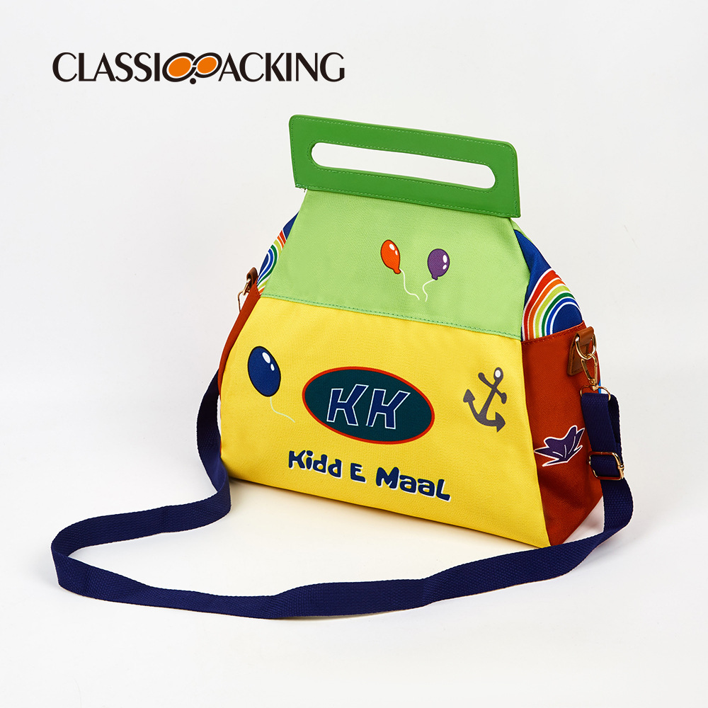 Fabricantes al por mayor 2025 nueva bolsa de almuerzo moda todo-fósforo dibujos animados lindo nicho de alta gama bolso de mensajero portátil