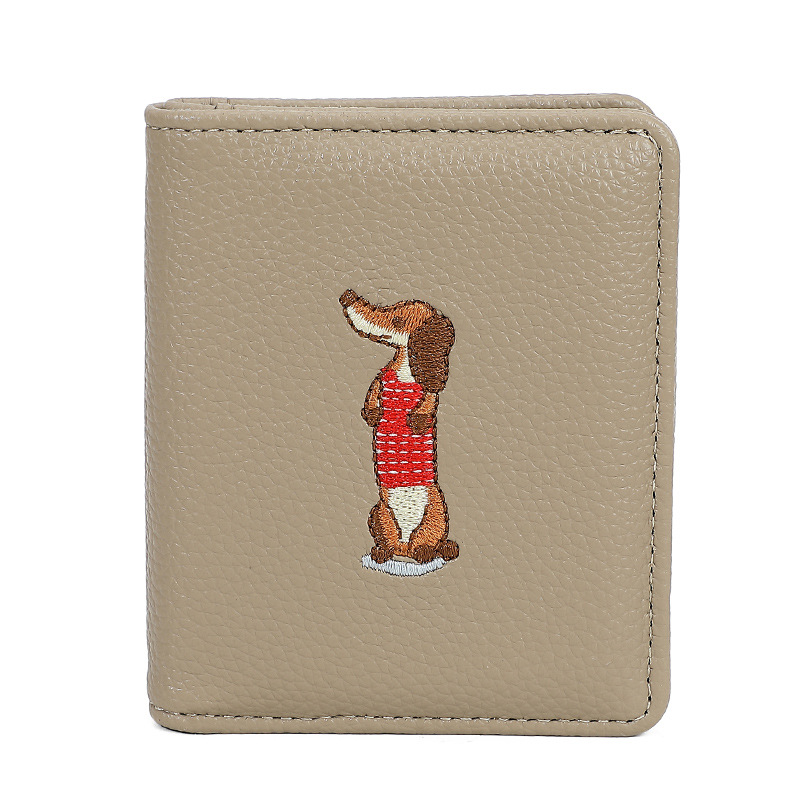 Promoción Cartera de dibujos animados corta billetera pequeña en niñas multi-tarjeta mini bolsa de tarjetas delgada billetera de estudiantes mujeres