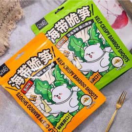马马妈140g海带脆笋香辣酸辣味袋装休闲独立小包装办公解馋小零食