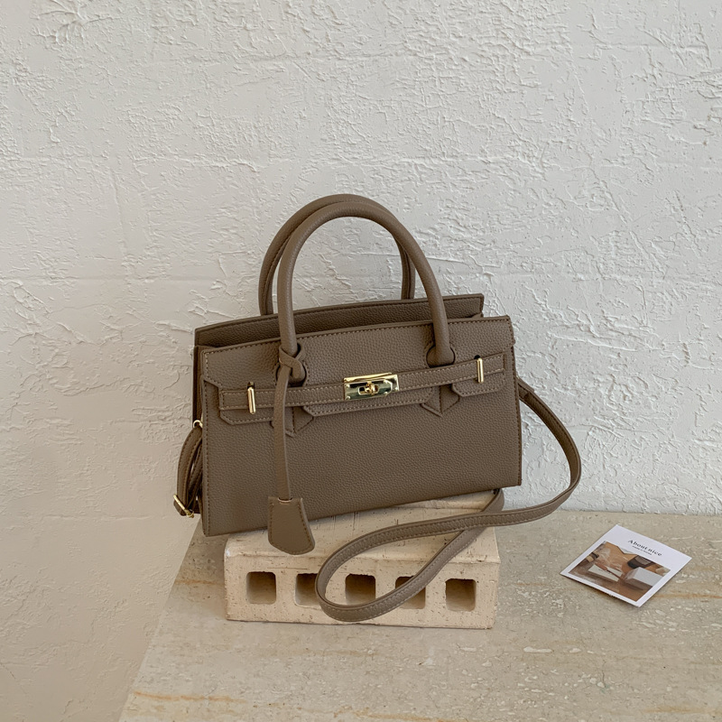 Lichi transfronterizo bolso de mano Kylie personalidad europea y americana moda diaria mochila de viaje exquisita bolsa universal image 11