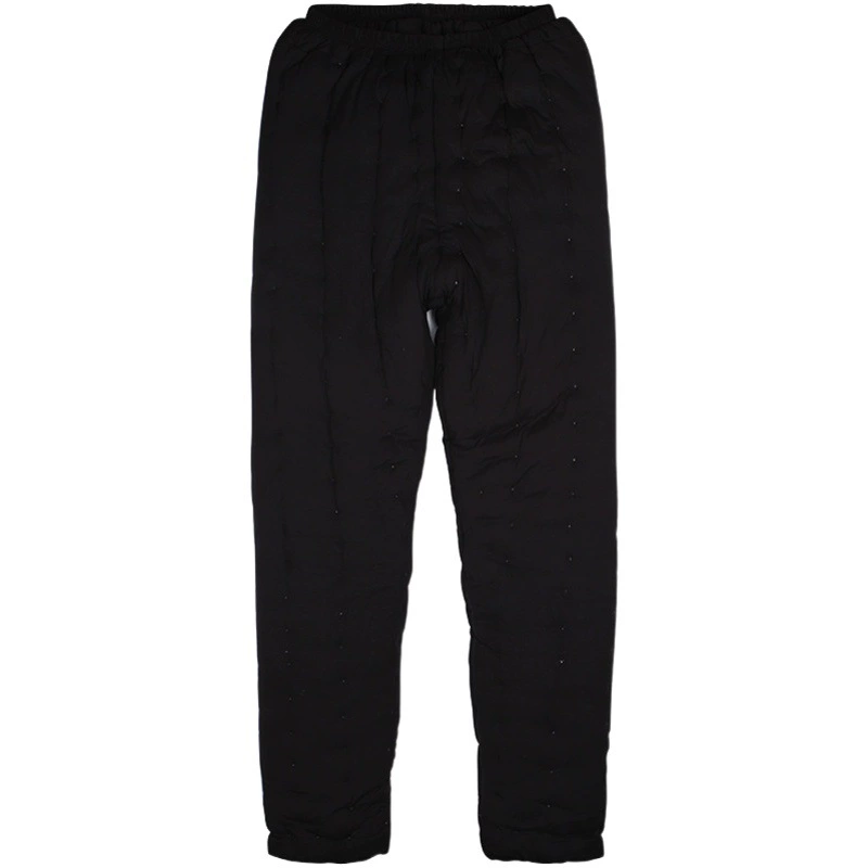 Хлопковые хлопковые брюки ручной работы с высокой талией, мужские зимние утолщенные брюки для папы и дедушки среднего и пожилого возраста, теплая одежда из хлопка для взрослых