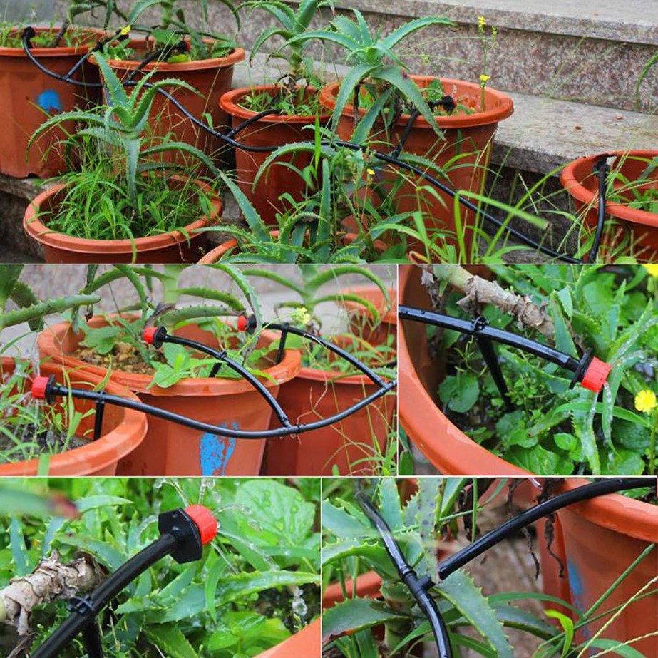 Riego de jardín transfronterizo, riego automático, riego por goteo, riego automático de bricolaje, riego cronometrado, riego de flores