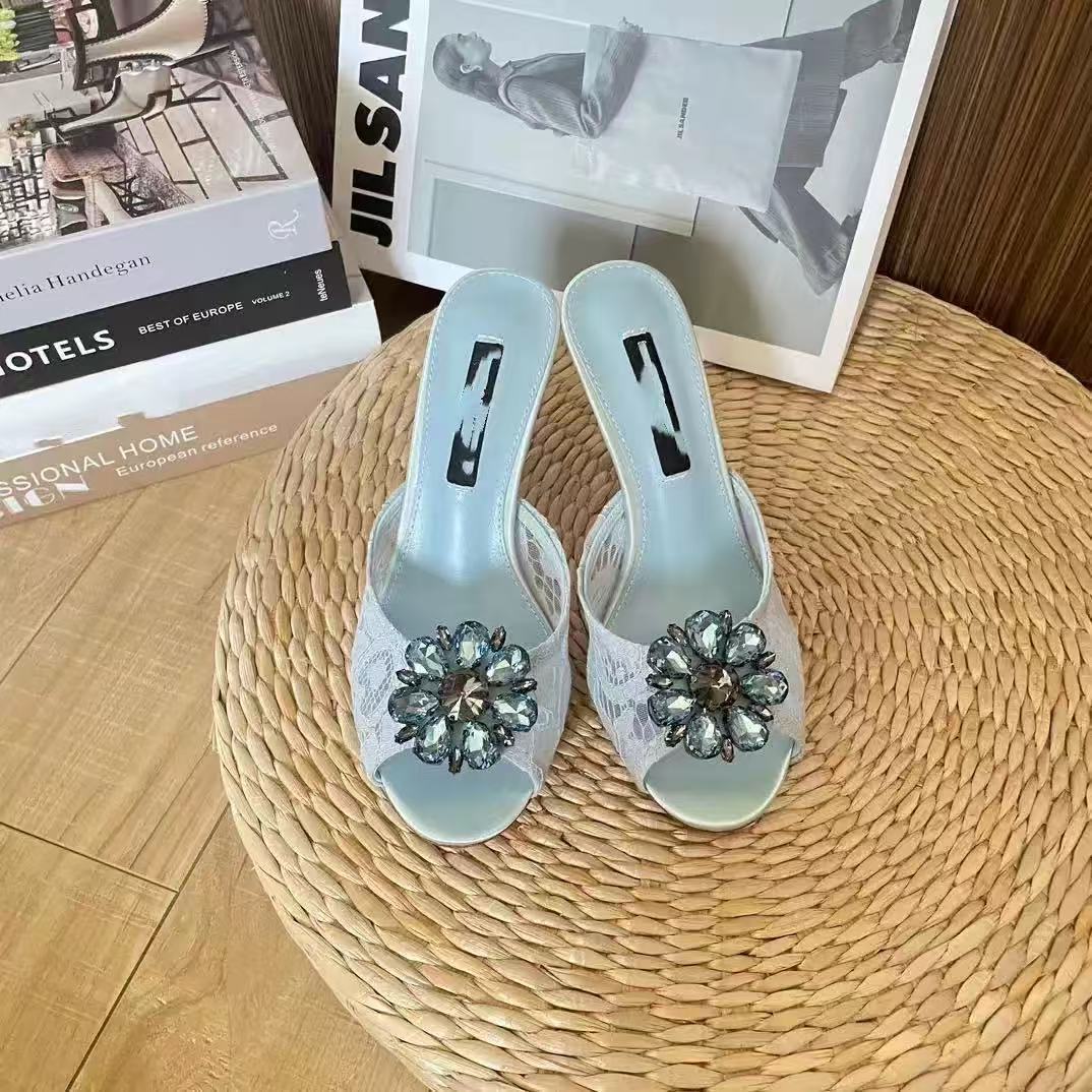 하늘색 힐 높이 6cm