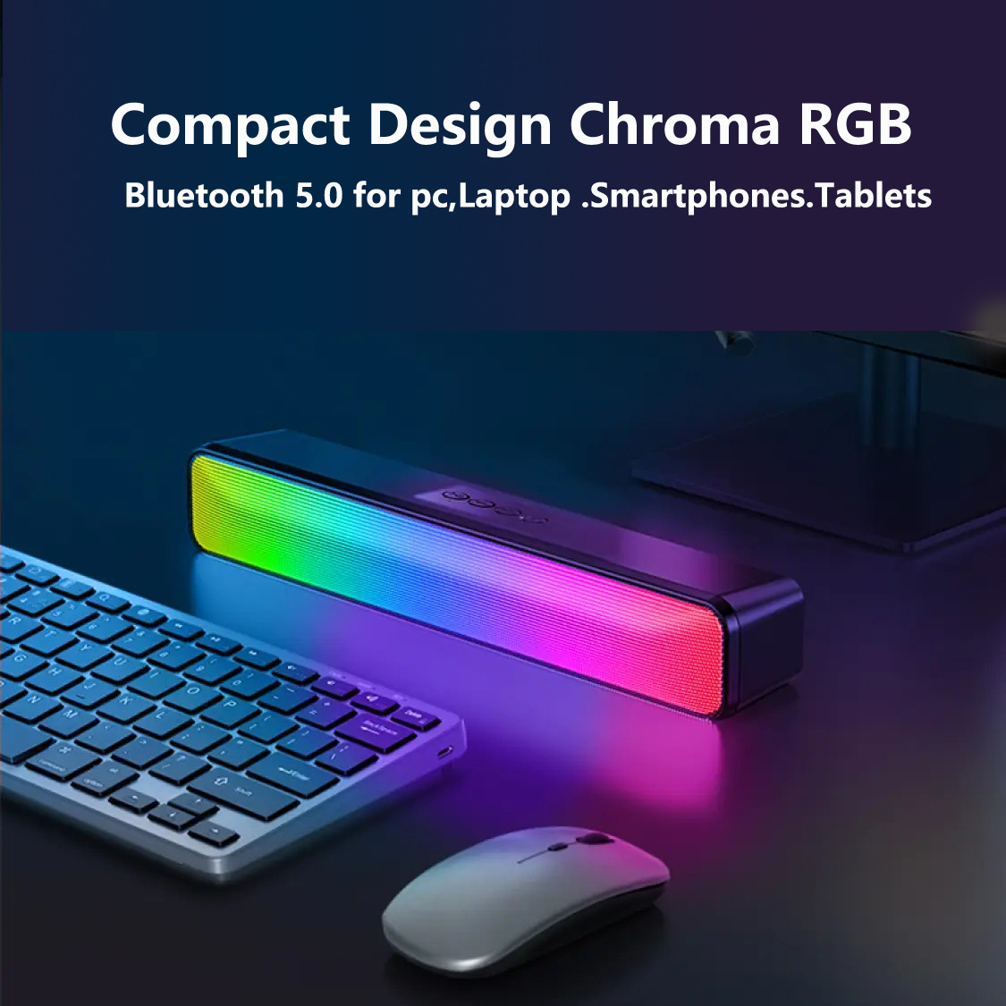 Langjing Shengba Modelo privado transfronterizo Altavoz inalámbrico Bluetooth Subwoofer Altavoz de altavoz de altavoz de computadora de escritorio de tira larga