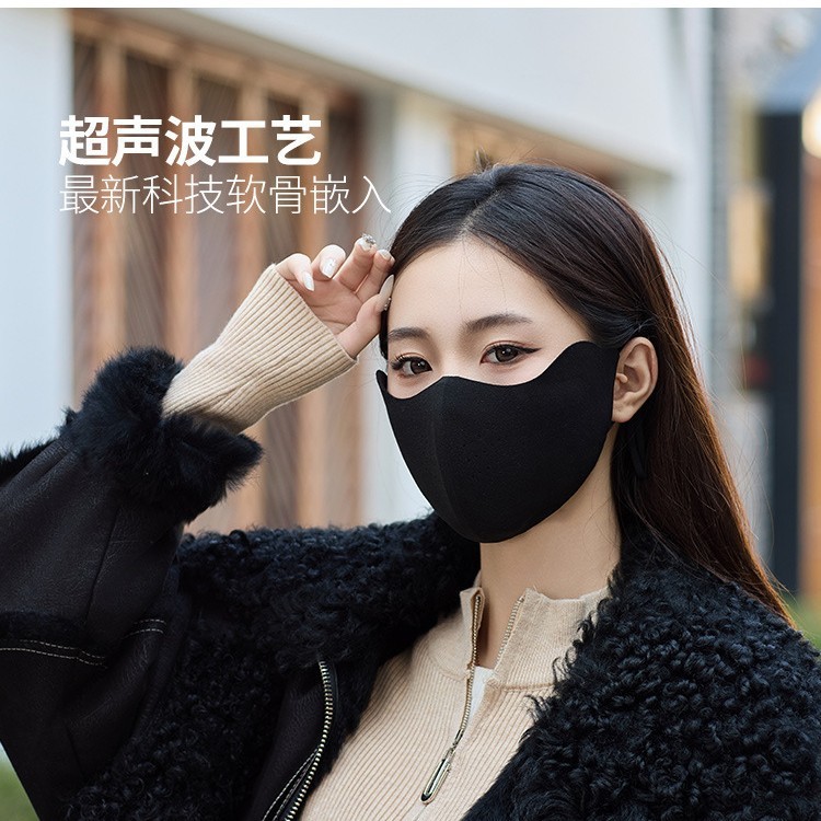 [胶原蛋白保暖口罩] ,升级双面亲肤绒，柔软更耐戴感受温暖护脸|undefined