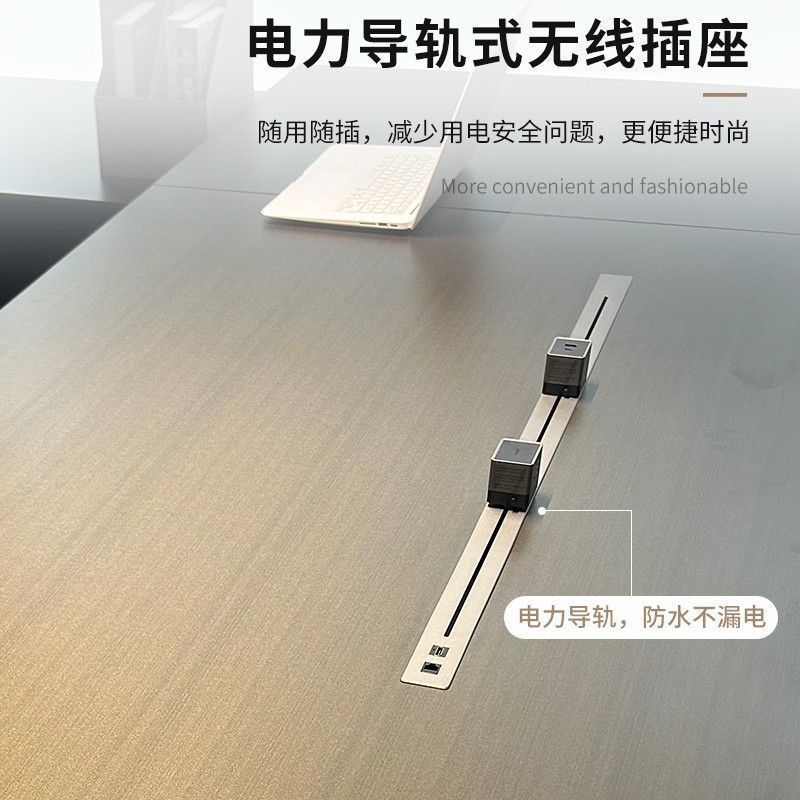 老板桌办公桌董事长轻奢现代简约高档高端总裁极简办公桌经理意式|undefined
