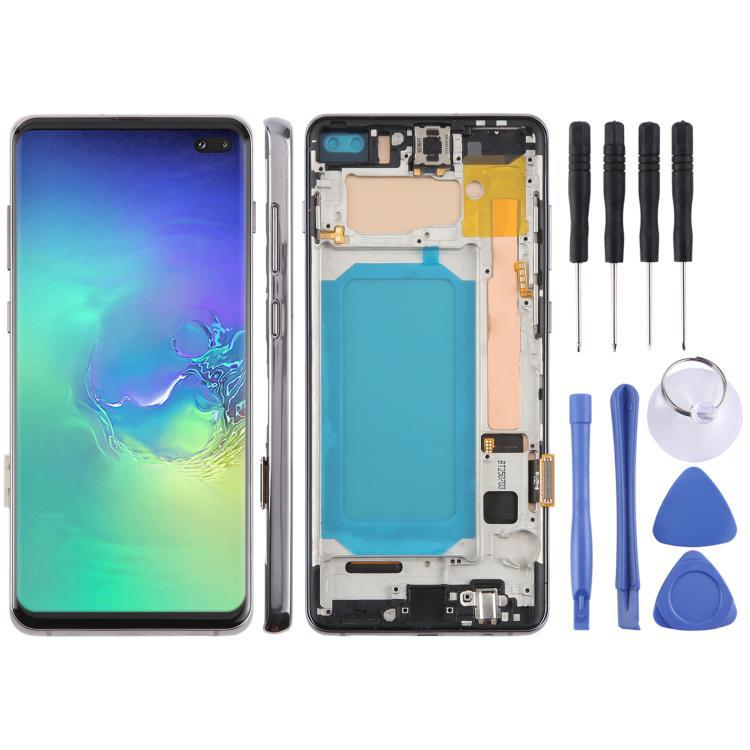 Aplicable a Samsung para Galaxy S10 + SM-G975F 6.38 pulgadas TFT LCD Touch