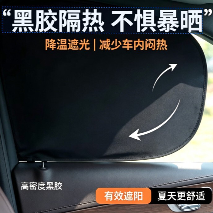 New Model of Electrostatic Sunshade for Cars, Static Adsorption, No Installation Required, Ready-To-Use, Sun Protection, Heat Insulation, Car Window Light-Blocking Protective Curtain New Model of Electrostatic Sunshade for Cars, Static Adsorption, No Installation Required, Ready-To-Use, Sun Protection, Heat Insulation, Car Window Light-Blocking Protective Curtain