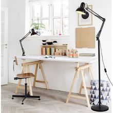 折叠落地灯客厅卧室简约网红现代麻将LED立式台灯外贸厂批发供应