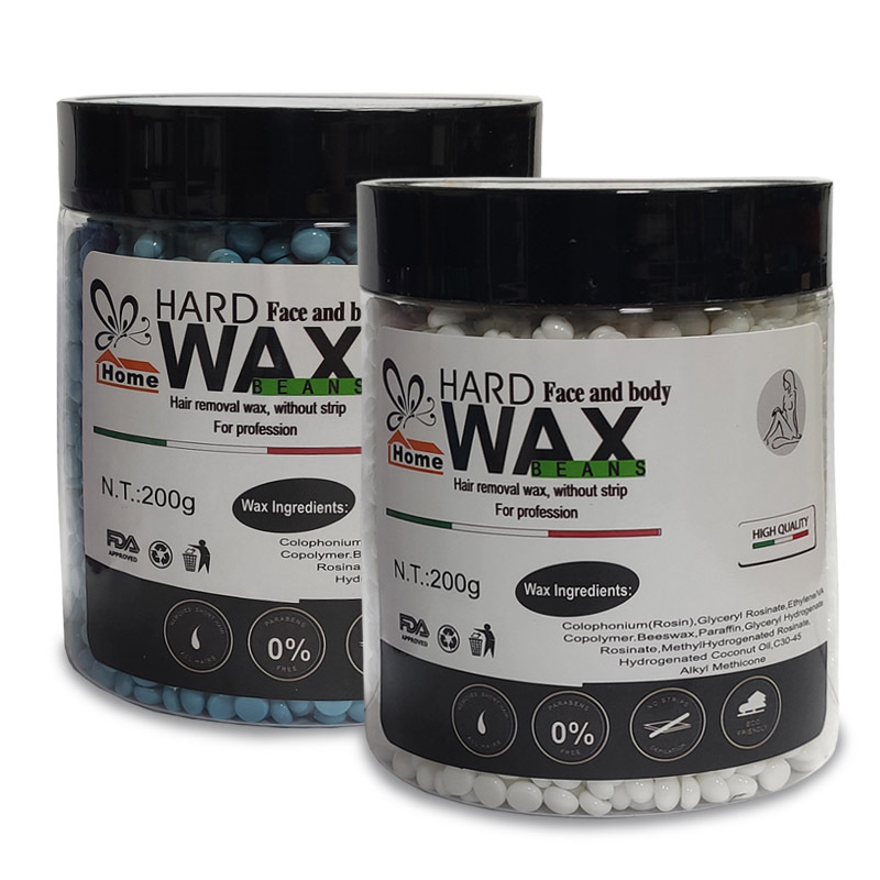 Nuevo 200g cera de abejas depilación cera frijoles depilación cera de abejas partículas sólidas crema de depilación sin papel partes privadas cera nacarada frijoles