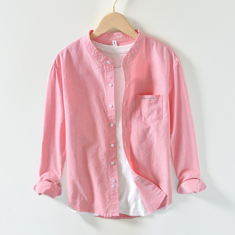 Spring Japanese casual universal cotton shirt