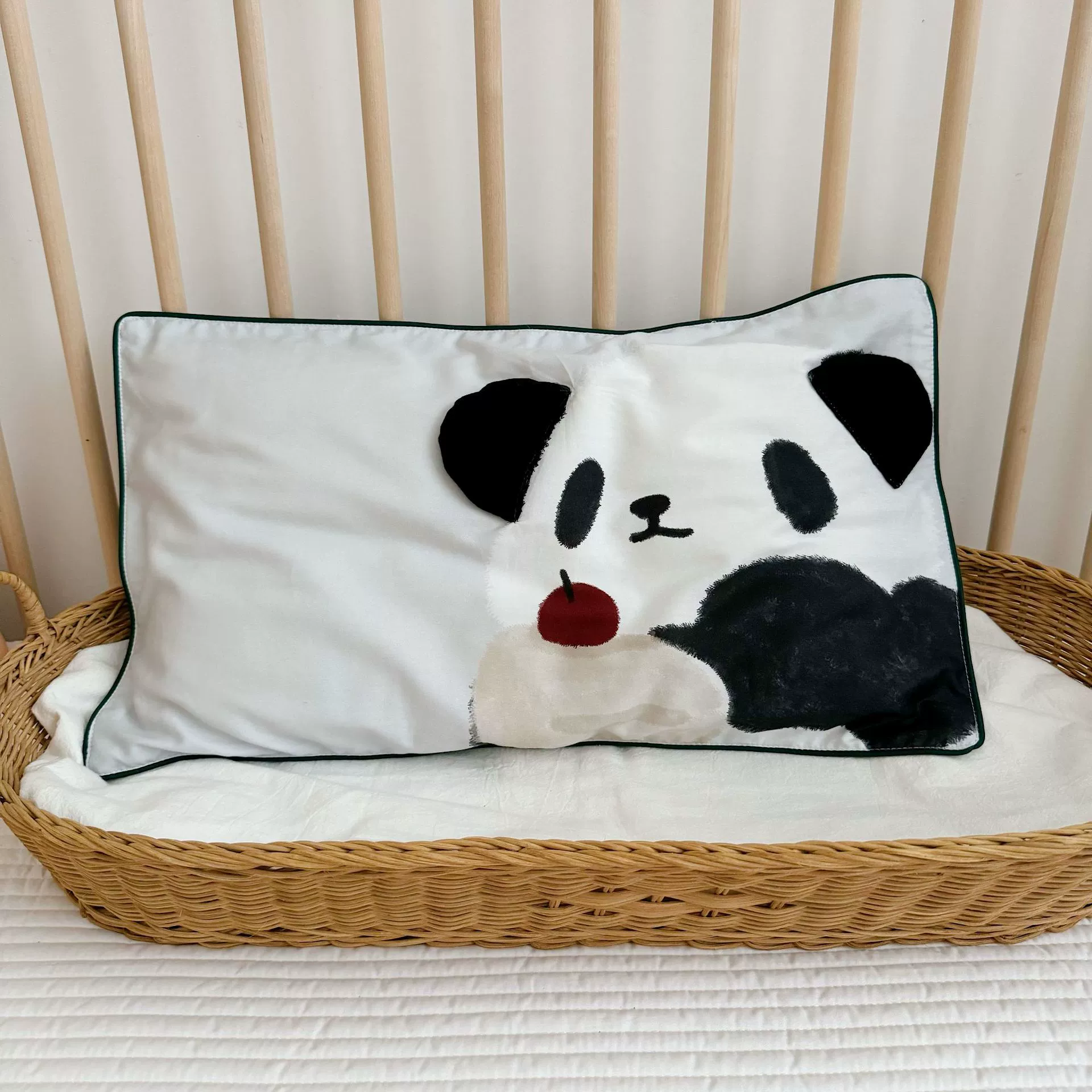 Cartoon cotton children's pillowcase, pillow, scarf for students