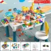 Extra -large extended table+1 chair+502 large particles +4 increase 4 storage