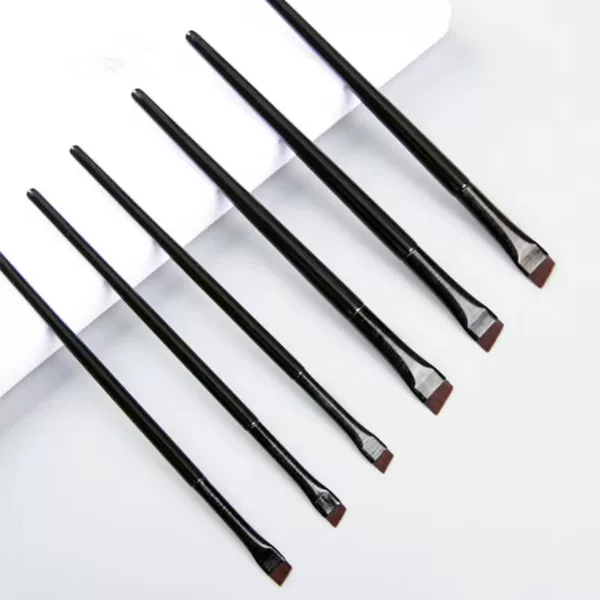 Eyebrow Brush Blade A-102, A-101 Angled Eyebrow Brush, Eyeliner Pen Set, Makeup Angled Eyebrow Shaping Brush